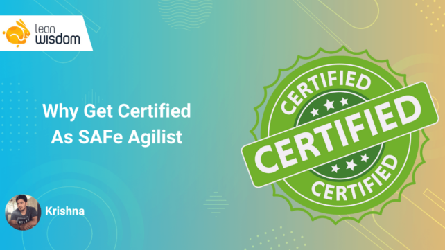 why get certified as safe agilist